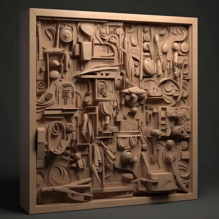 نموذج ثلاثي الأبعاد لآلة CNC 3D Art 